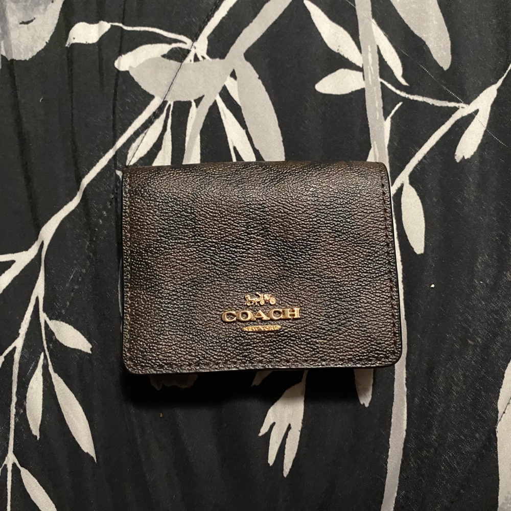 coach mini wallet